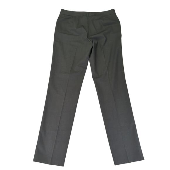 Lafayette 148 Slim Trouser Dress Pants Womens 8 Wool Stretch Career Professional - Picture 2 of 9